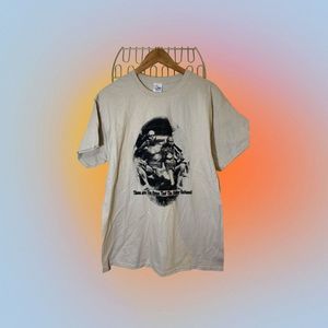 Gildan African Print Beige Tee